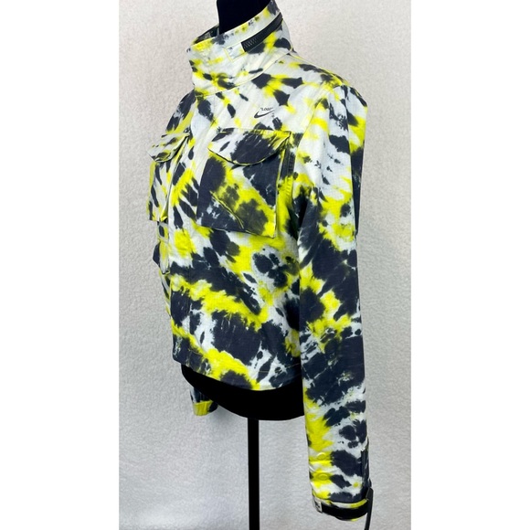 NIKE x OFF-WHITE • Black/Yellow Tie Dye Jacket - Picture 9 of 16